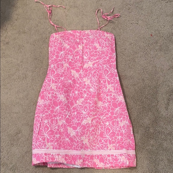 Lilly Pulitzer Dresses & Skirts - Lilly Pulitzer Dress with Lizards and Flowers